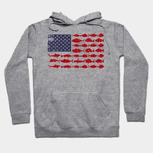 American Flag Fishing Hoodie